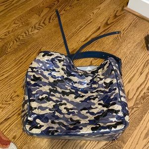 Vera Bradley Fenwick Hobo Blue Camo